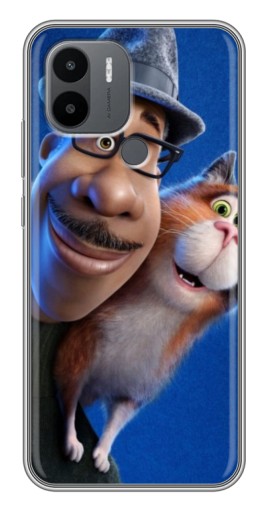 Чехол с картинкой "Джо и кот" для Xiaomi Redmi A1 Plus
