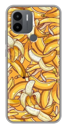 Чехол с печатью "Фон бананов" для Xiaomi Redmi A1 Plus