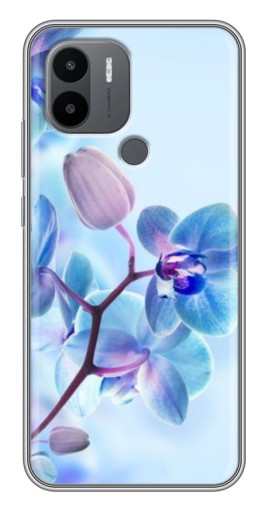 Силиконовый чехол с изображением "Голубые орхидеи" для Xiaomi Redmi A1 Plus