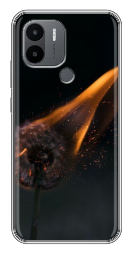 Чехол с печатью "Горящий одуванчик" для Xiaomi Redmi A1 Plus