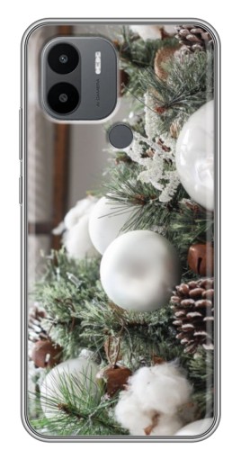 Силиконовый чехол с изображением "Игрушки на елке" для Xiaomi Redmi A1 Plus