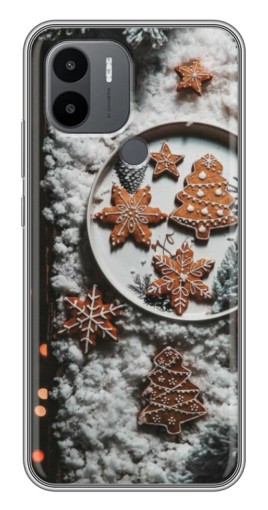 Чехол с принтом "Имбирные пряники" для Xiaomi Redmi A1 Plus