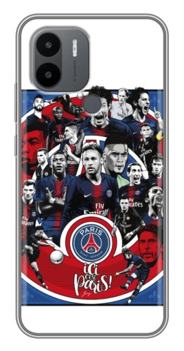 Силиконовый чехол с изображением "Команда PSG" для Xiaomi Redmi A1 Plus
