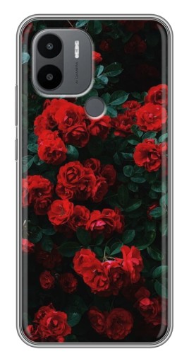 Чехол с принтом "Красные розы" для Xiaomi Redmi A1 Plus