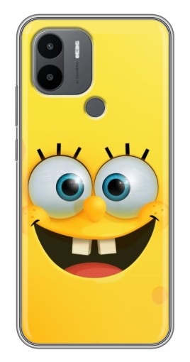 Силиконовый чехол с изображением "Квадратный Губка Боб" для Xiaomi Redmi A1 Plus
