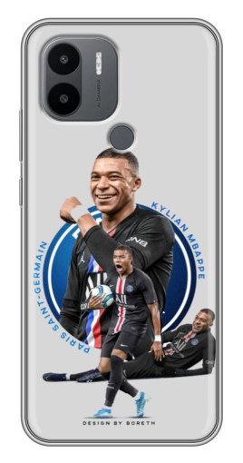 Чехол с печатью "Kylian Mbappe" для Xiaomi Redmi A1 Plus