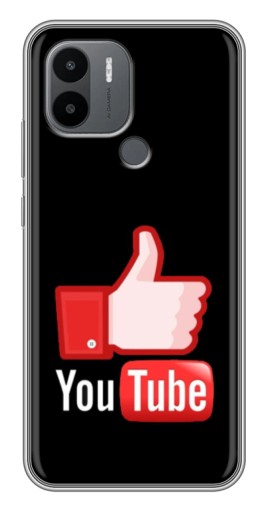 Чехол с картинкой "Лайк YouTube" для Xiaomi Redmi A1 Plus
