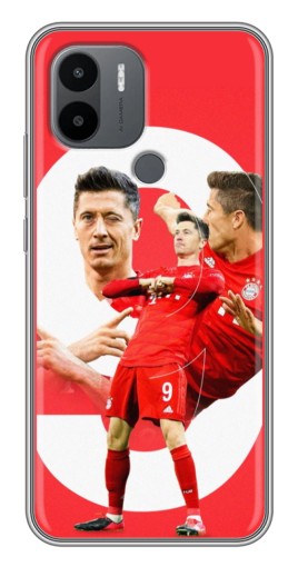 Силиконовый чехол с изображением "Левандовски" для Xiaomi Redmi A1 Plus