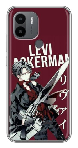 Чехол с картинкой "levi Ackerman" для Xiaomi Redmi A1 Plus