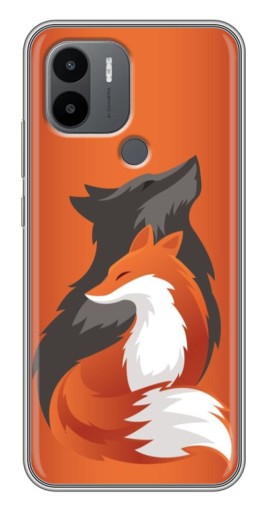 Чехол с картинкой "Лиса ART" для Xiaomi Redmi A1 Plus