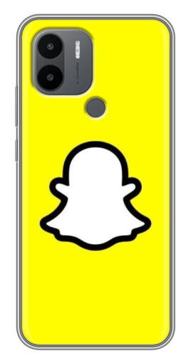 Силиконовый чехол с изображением "Лого Snapchat" для Xiaomi Redmi A1 Plus
