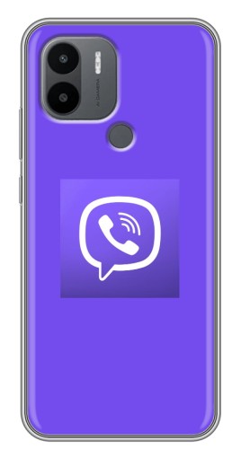 Силиконовый чехол с изображением "Лого Viber" для Xiaomi Redmi A1 Plus
