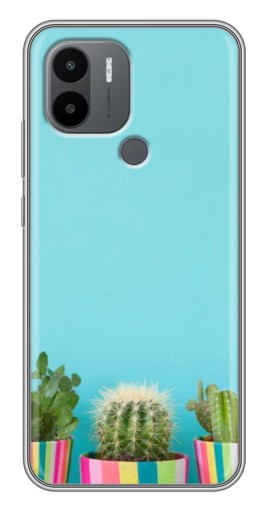 Чехол с принтом "Маленькие кактусы" для Xiaomi Redmi A1 Plus