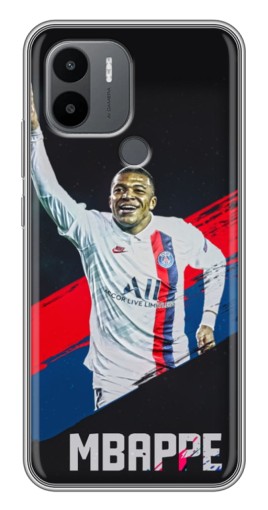 Силиконовый чехол с изображением "Mbappe в ПСЖ" для Xiaomi Redmi A1 Plus