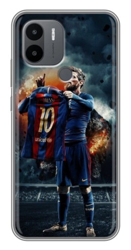 Чехол с печатью "Месси с футболкой" для Xiaomi Redmi A1 Plus