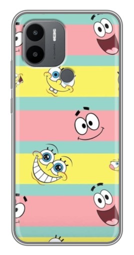Чехол с печатью "Мордашки" для Xiaomi Redmi A1 Plus