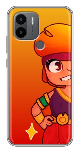 Силиконовый чехол с изображением "Мультяшная Амбер" для Xiaomi Redmi A1 Plus