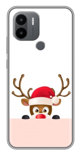 Чехол с картинкой "Олень в шапке" для Xiaomi Redmi A1 Plus