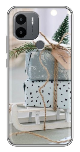Чехол с печатью "Подарки на санках" для Xiaomi Redmi A1 Plus