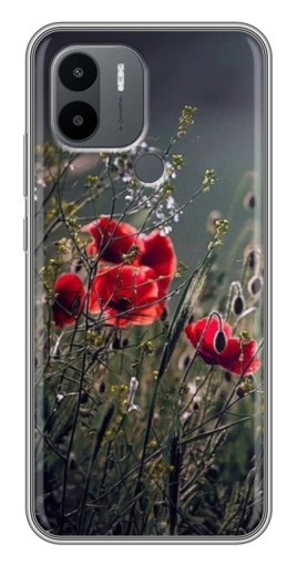 Силиконовый чехол с изображением "Поле цветов" для Xiaomi Redmi A1 Plus