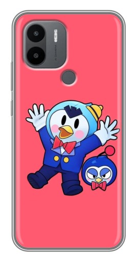 Чехол с принтом "Радостный пингвин" для Xiaomi Redmi A1 Plus
