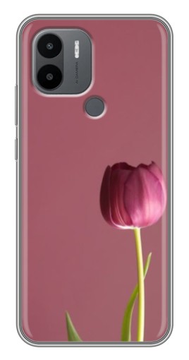 Силиконовый чехол с изображением "Розовый тюльпан" для Xiaomi Redmi A1 Plus