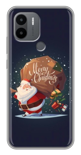 Чехол с печатью "Санта с подарками" для Xiaomi Redmi A1 Plus