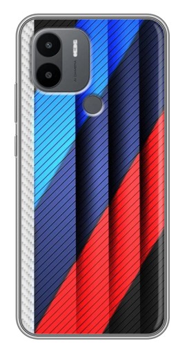 Силиконовый чехол с изображением "Цвета лого БМВ" для Xiaomi Redmi A1 Plus