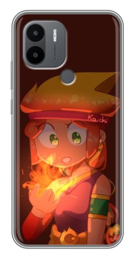 Чехол с печатью "Удивлённая Амбер" для Xiaomi Redmi A1 Plus