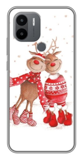 Чехол с картинкой "Влюбленные олени" для Xiaomi Redmi A1 Plus