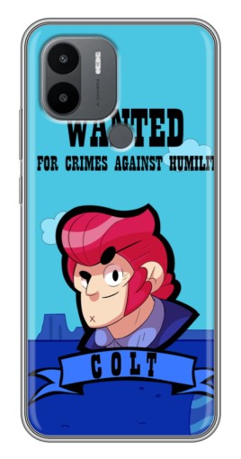 Чехол с принтом "WANTED COLT" для Xiaomi Redmi A1 Plus