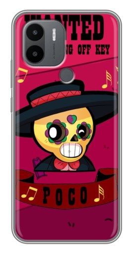 Чехол с печатью "WANTED POCO" для Xiaomi Redmi A1 Plus