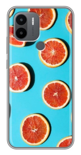 Силиконовый чехол с изображением "Яркие грейпфруты" для Xiaomi Redmi A1 Plus