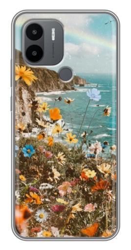 Чехол с картинкой "Яркие полевые цветы" для Xiaomi Redmi A1 Plus