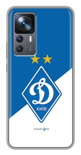 Силиконовый чехол с изображением "Бело-синий Динамо" для Xiaomi 12T