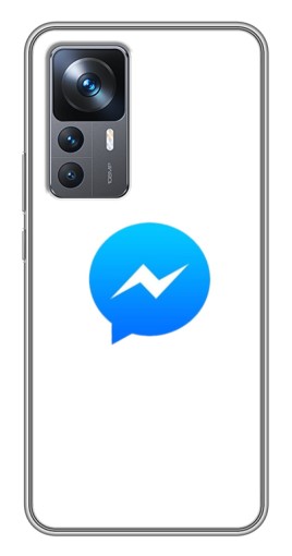 Чехол с принтом "messenger logo" для Xiaomi 12T