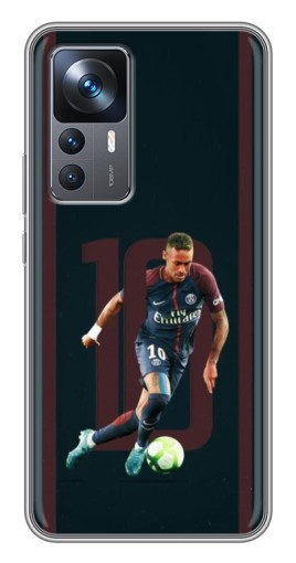 Силиконовый чехол с изображением "Неймар 10" для Xiaomi 12T
