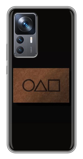 Силиконовый чехол с изображением "Визитка игра в кальмара" для Xiaomi 12T