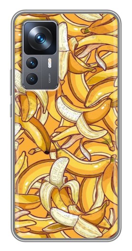 Чехол с печатью "Фон бананов" для Xiaomi 12T Pro