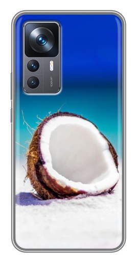 Силиконовый чехол с изображением "Кокос на пляже" для Xiaomi 12T Pro
