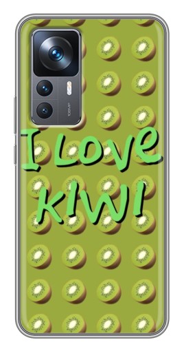 Чехол с картинкой "Love Kiwi" для Xiaomi 12T Pro
