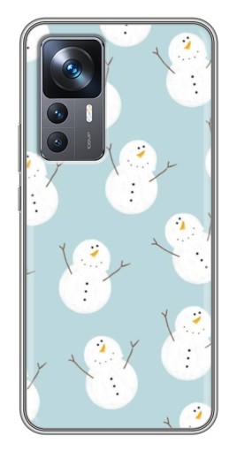 Чехол с принтом "Маленькие снеговики" для Xiaomi 12T Pro