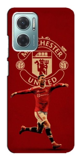 Силиконовый чехол с изображением "Ronaldo в МЮ" для Xiaomi Redmi Note 11E