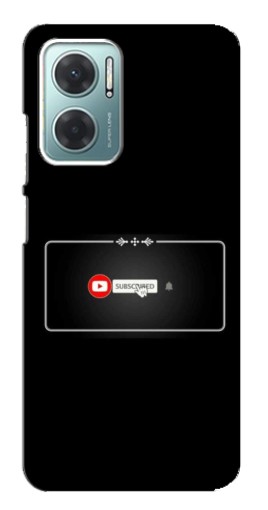 Чехол с картинкой "subscribed" для Xiaomi Redmi Note 11E