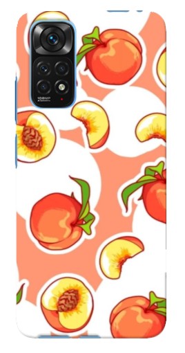 Силиконовый чехол с изображением "Дольки персиков" для Xiaomi Redmi Note 11E Pro