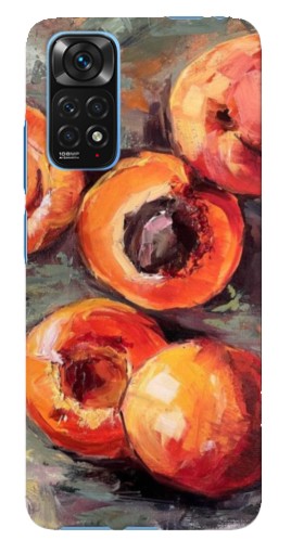 Силиконовый чехол с изображением "Картина персики" для Xiaomi Redmi Note 11E Pro