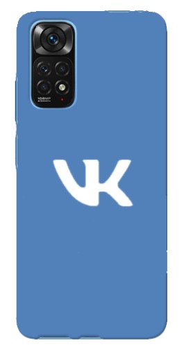 Чехол с картинкой "Лого ВК" для Xiaomi Redmi Note 11E Pro