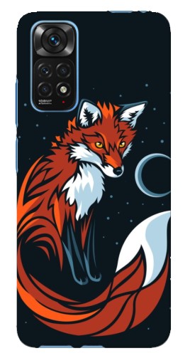 Силиконовый чехол с изображением "Рыжая лиса" для Xiaomi Redmi Note 11E Pro