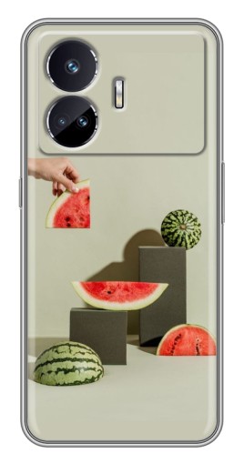 Силиконовый чехол с изображением "Арт Арбузы" для Realme GT Neo 5