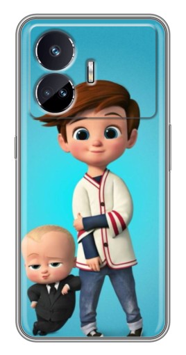 Силиконовый чехол с изображением "Boss and Boy" для Realme GT Neo 5